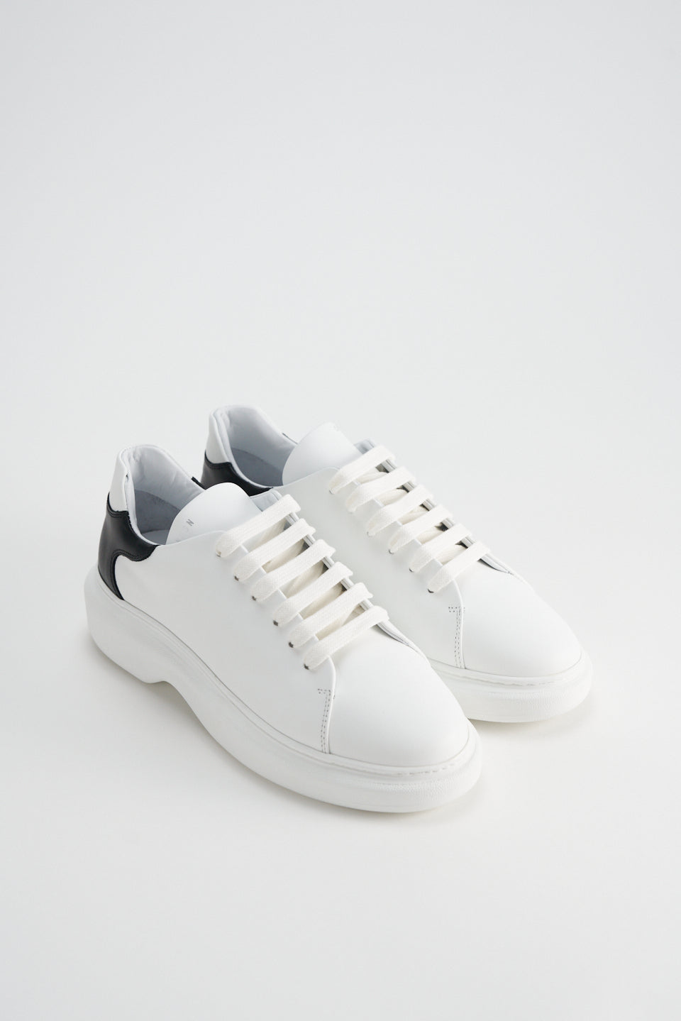 Vitello White Black Chunky Sneakers CPH812 - 5