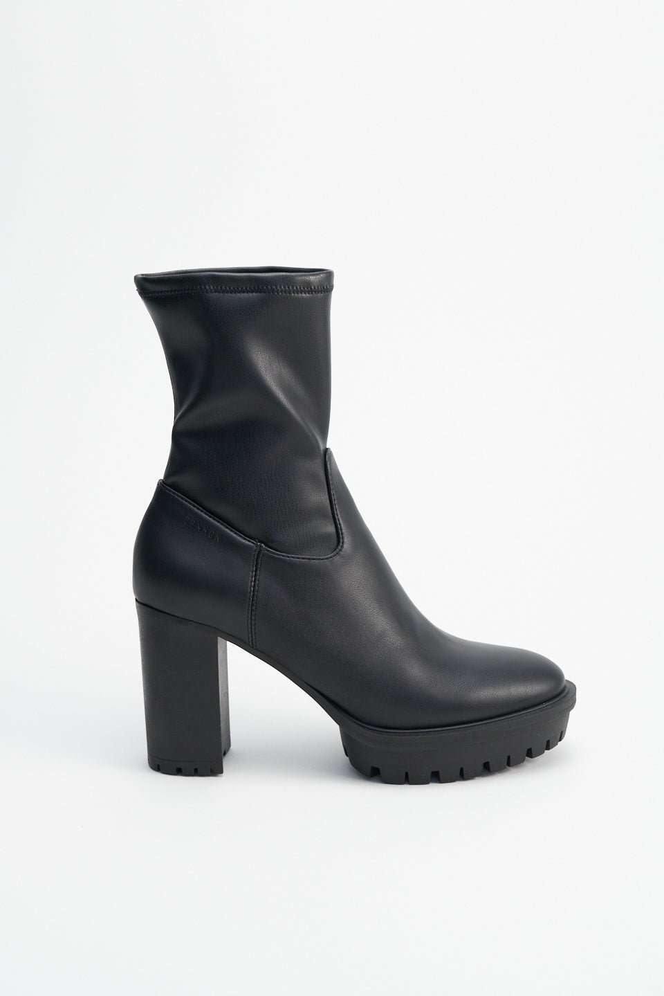 Vegan Vitello Black Stretch Ankle Boots CPH825 - 7