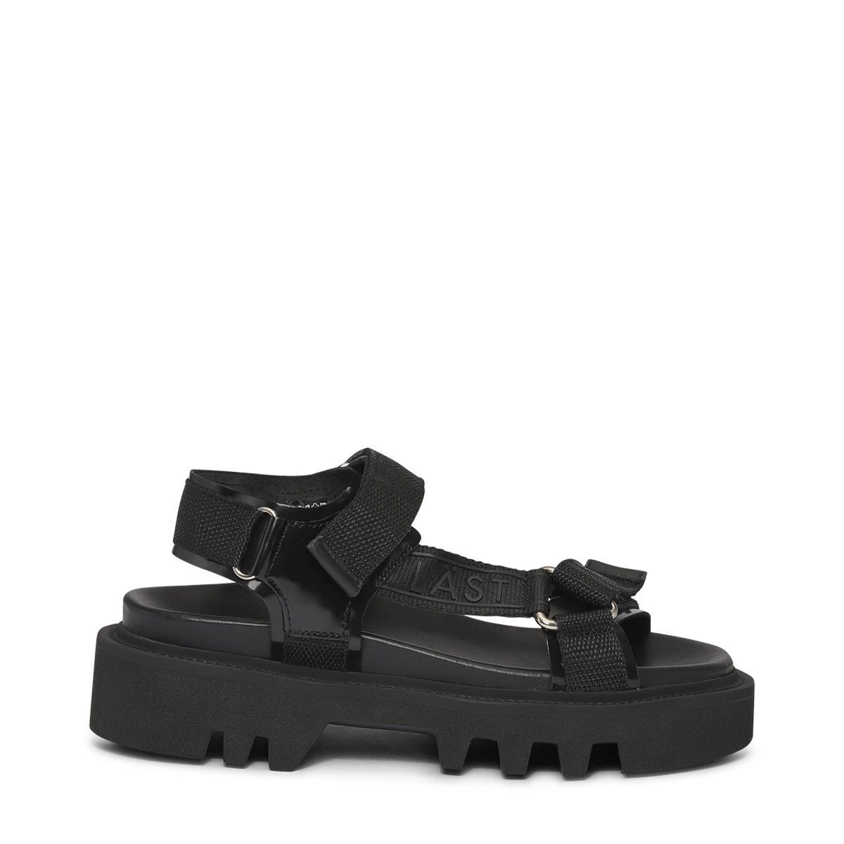 Candy Black Chunky Sandals LAST1038 - 1