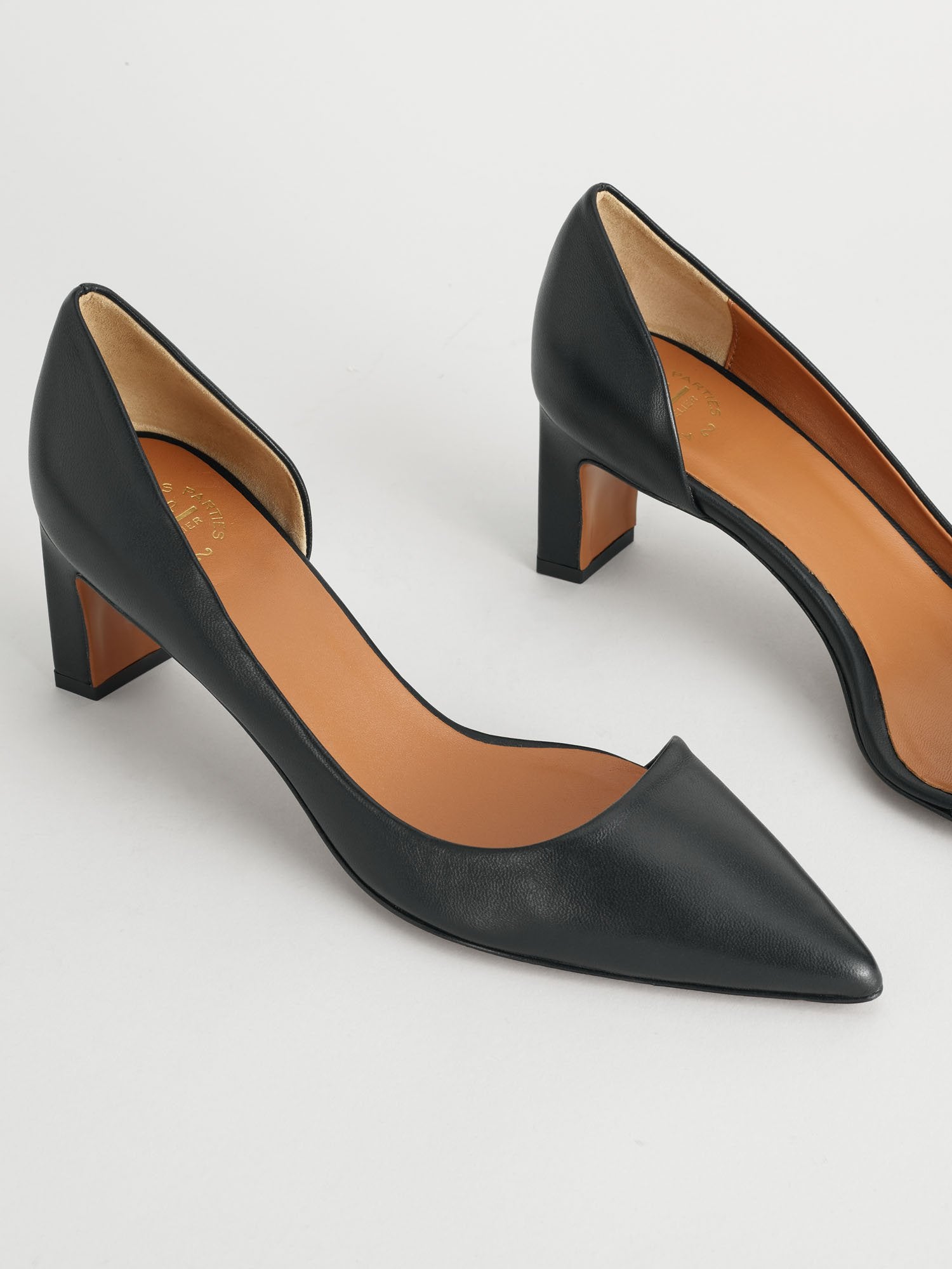 Carmiano Black Nappa Shoes Heels 110829 - 3