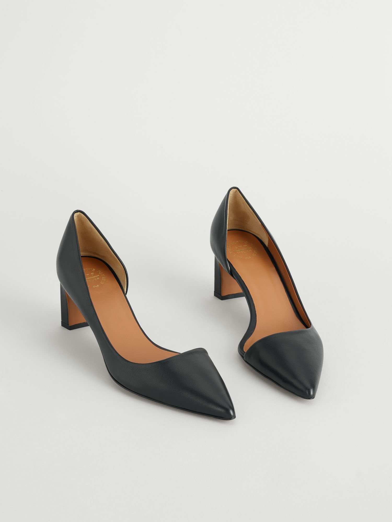 Carmiano Black Nappa Shoes Heels 110829 - 2