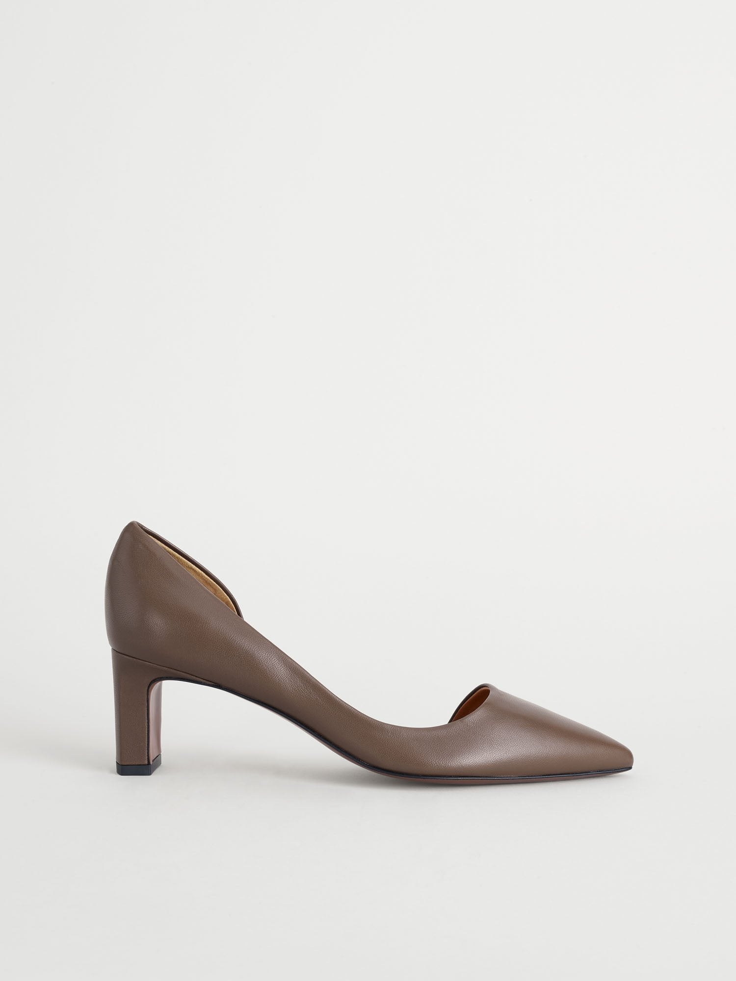 Carmiano Khaki Brown Nappa Shoes Heels 110831 - 4