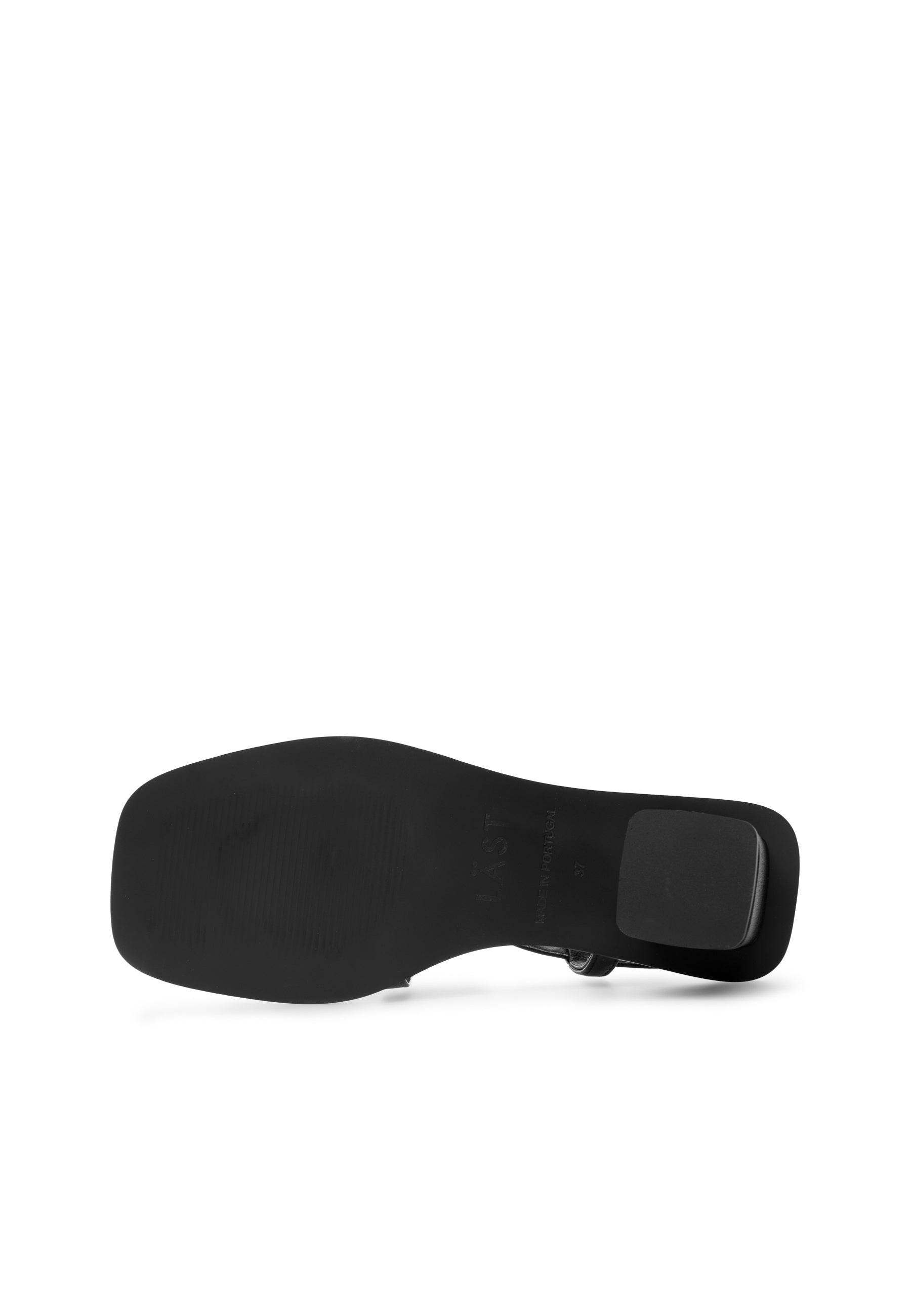 LÄST Carrie - Leather - Black Metallic Sandals Black