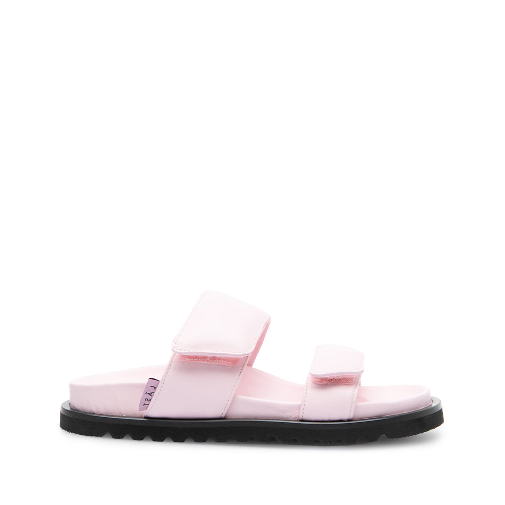 Corine Pink Leather Puffy Sandals LAST1515 - 1
