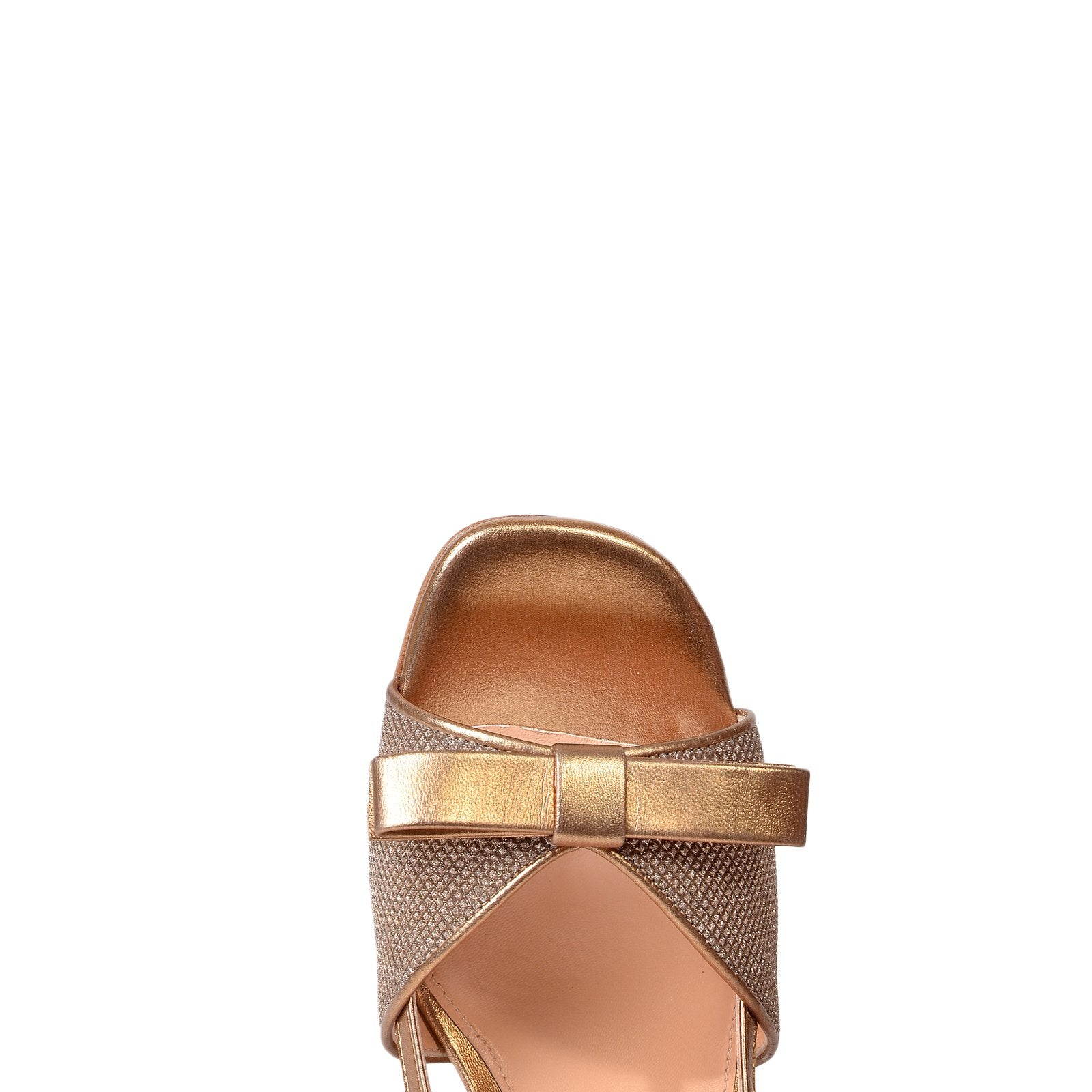 Luxor Bow Glitter Sandals  Heels 1103/Gold - 8