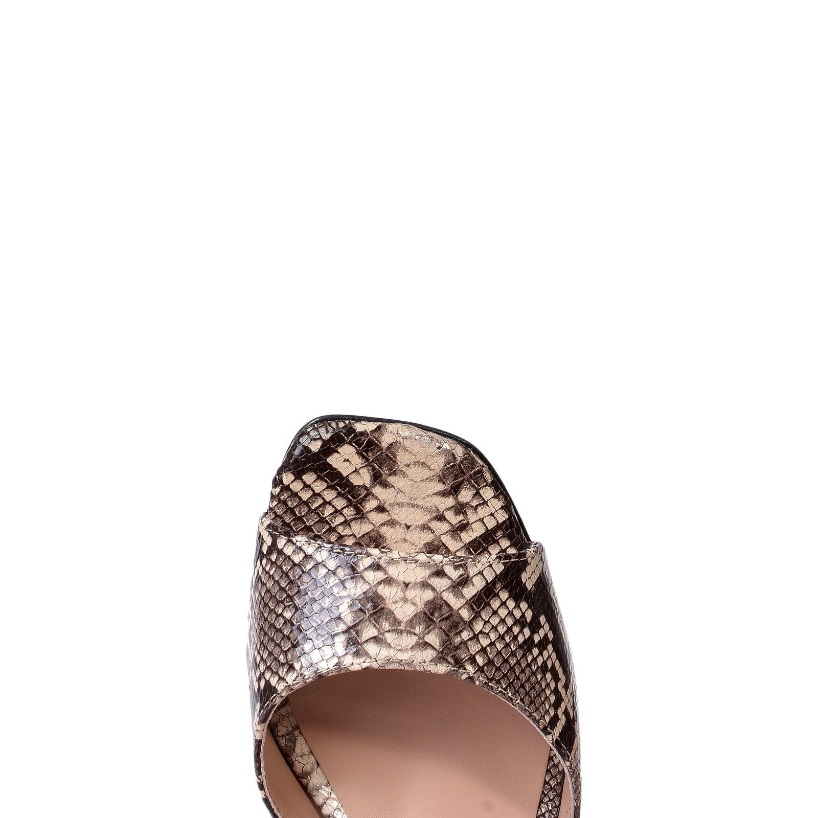 Sophia Snake Print Leather Sandals 790-012-1 - 5