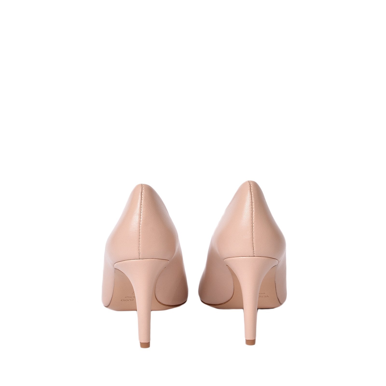Rosa Nude Leather Pumps Heels 790-004-1 - 4