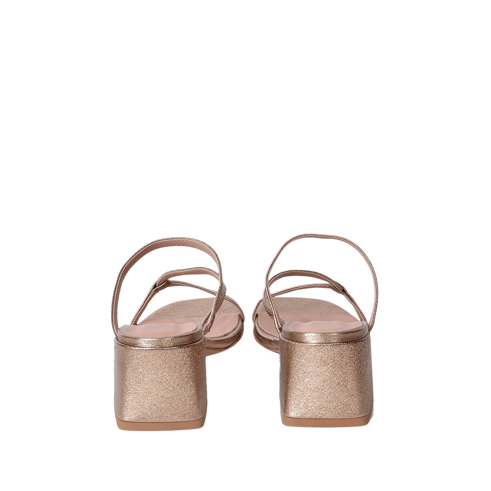 Perla Gold Metallic Leather Sandals 790-013-1 - 7