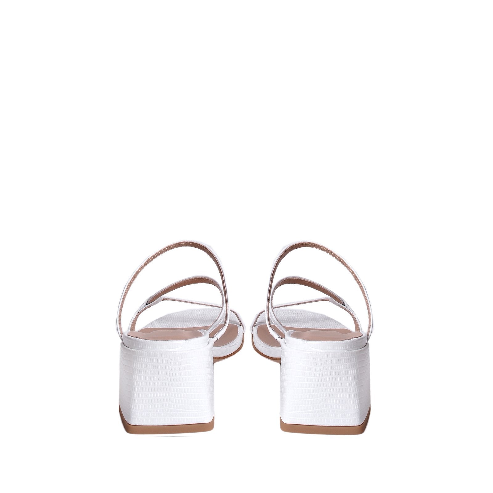 Perla White Tejus Leather Sandals 790-010-1 - 7