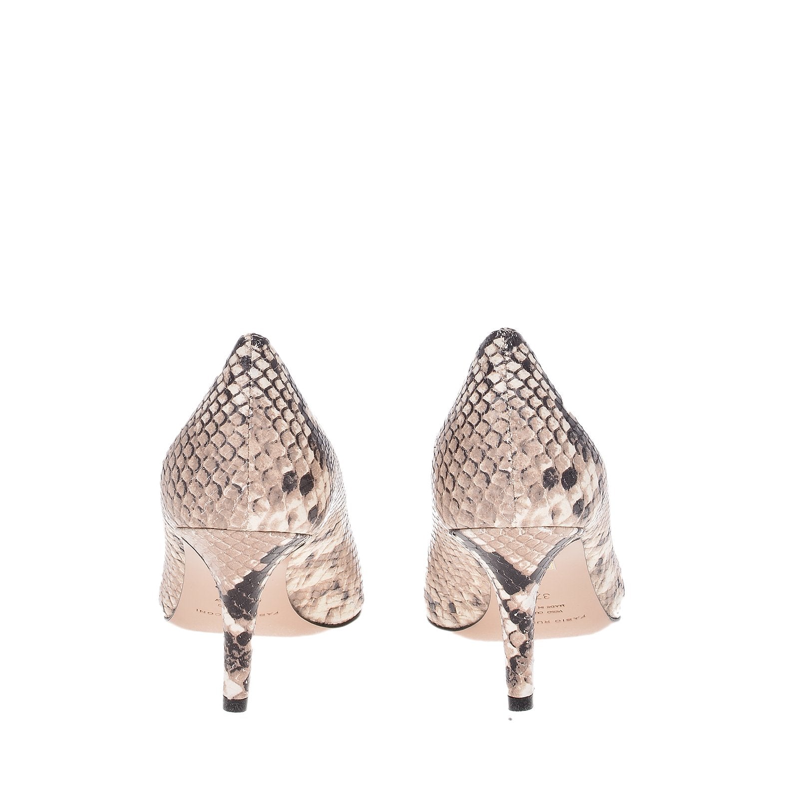 Milly Python Pumps Heels Snake Camel 2012 - 4