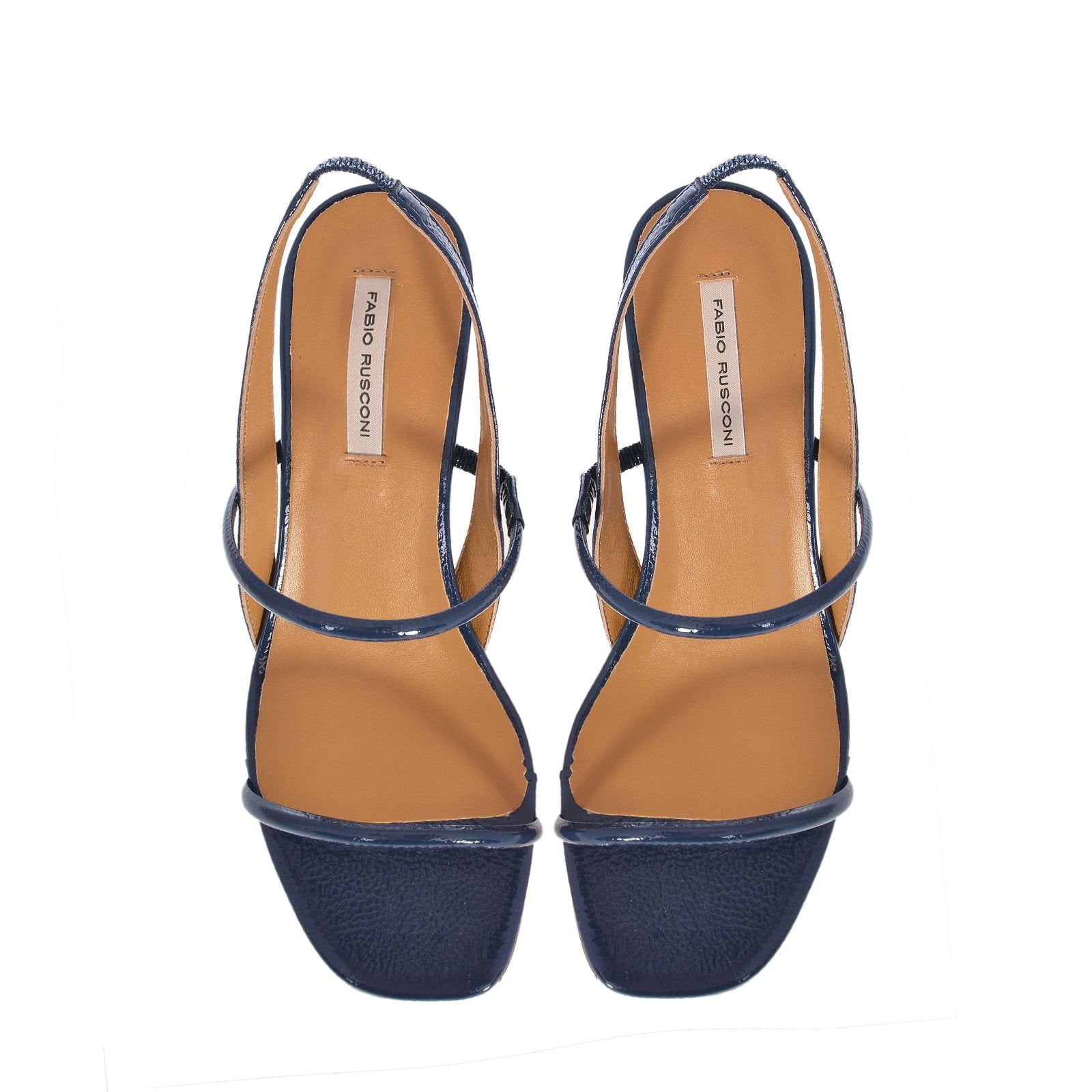Iside Navy Naplack Leather Sandals NAVY87735 - 4