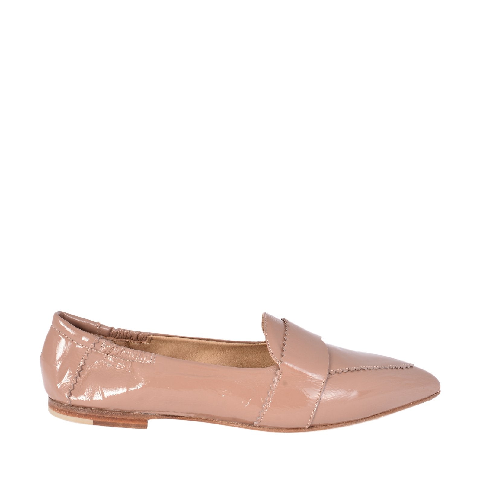 Grace Antique Pink Naplak Leather Loafers Flats 1922C - 1