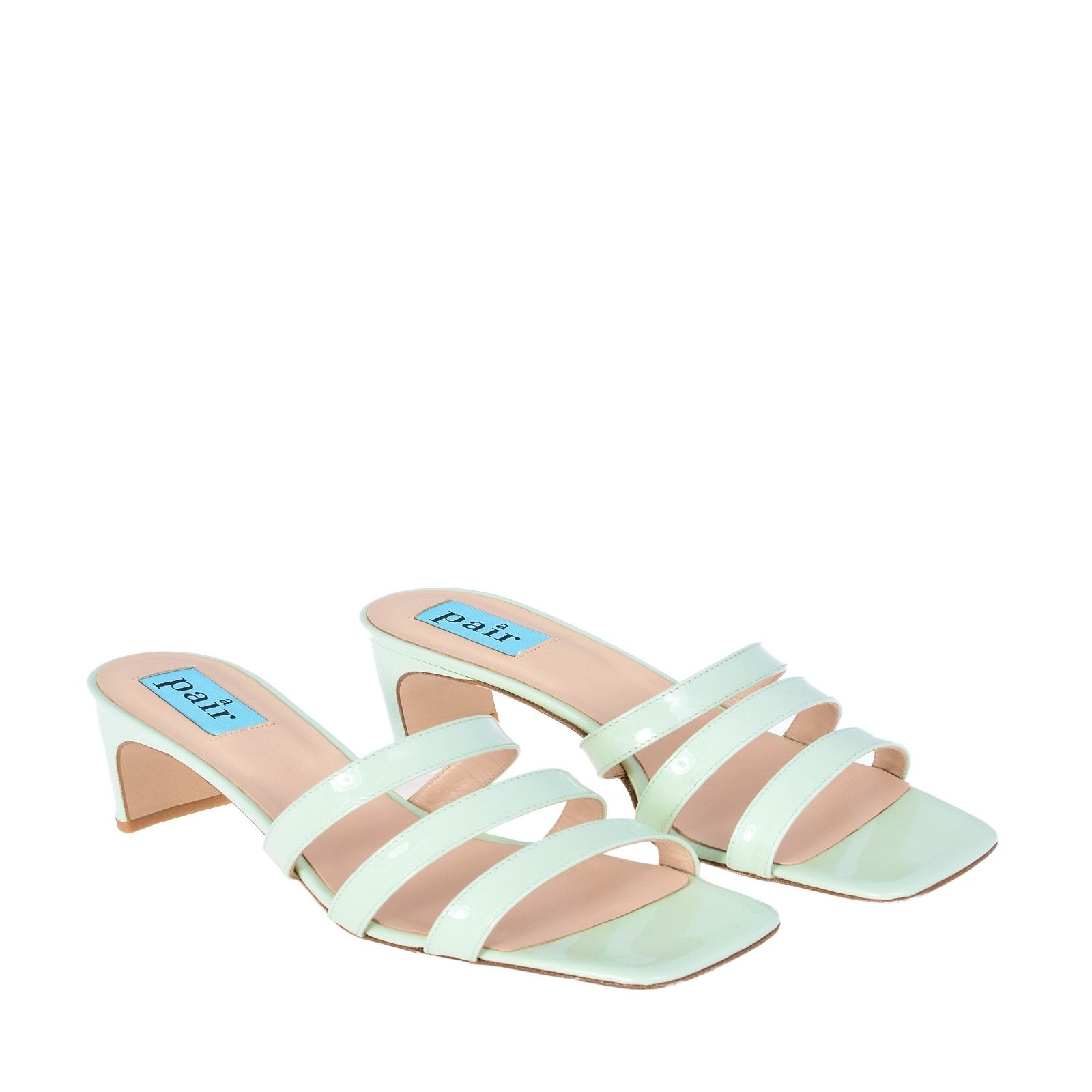 New Heels Mule Sandals In Aquamarine SAN/G31 - 4