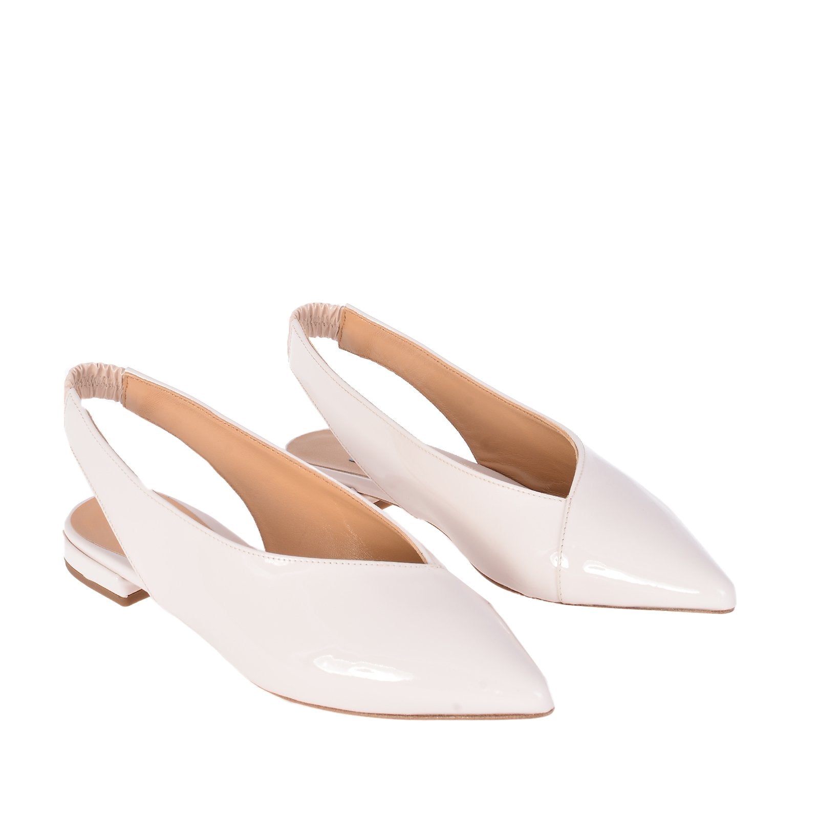 Open Side Flats In White NASH 4 - 3