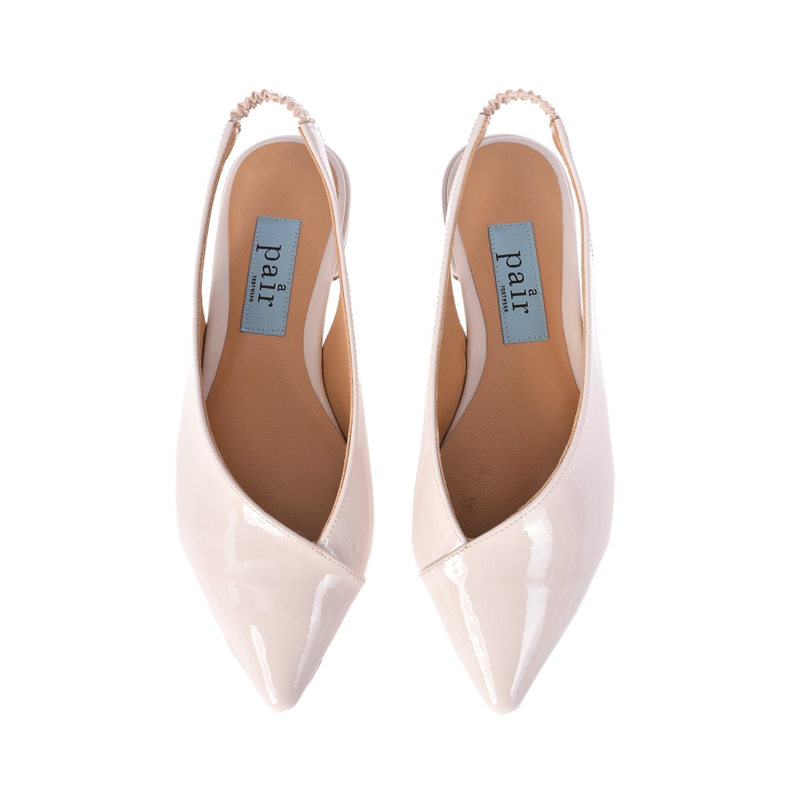 Open Side Flats In White NASH 4 - 6