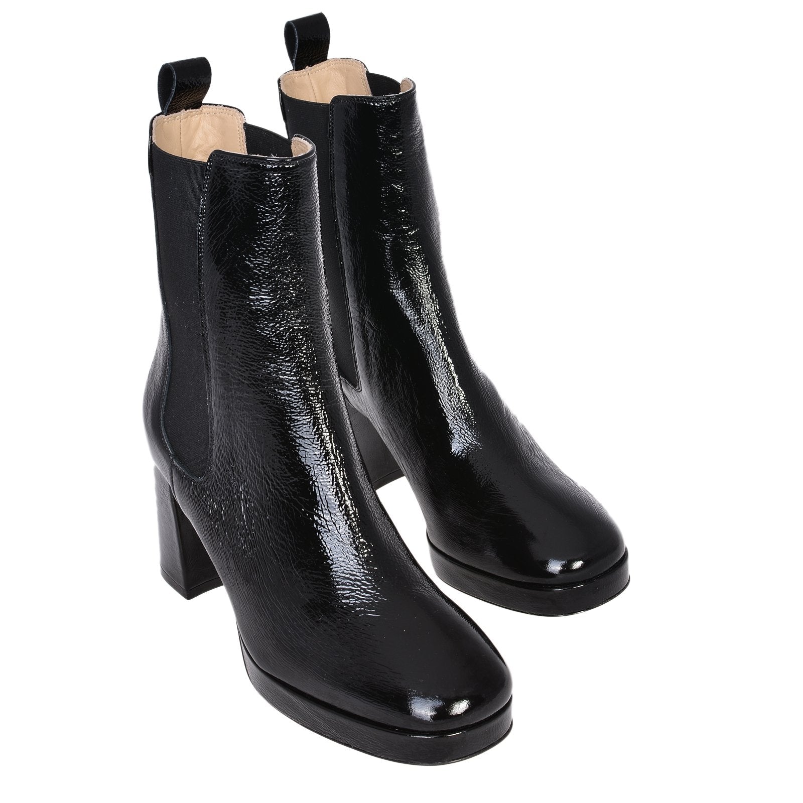 Nebo Black Naplak Boots I-1960-Black - 2