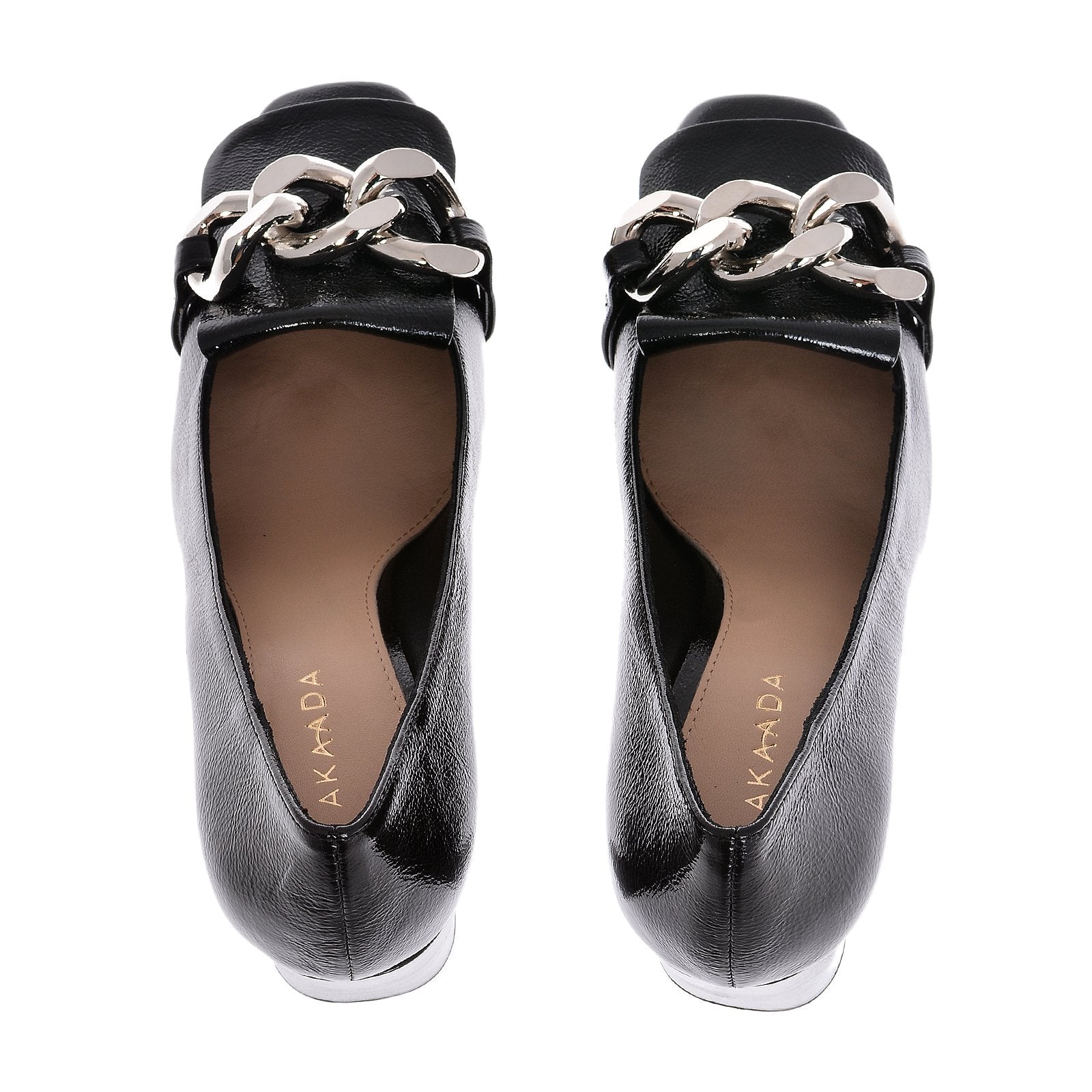 Kaiya Black Naplak Shoes Heels 1325_NERO - 6