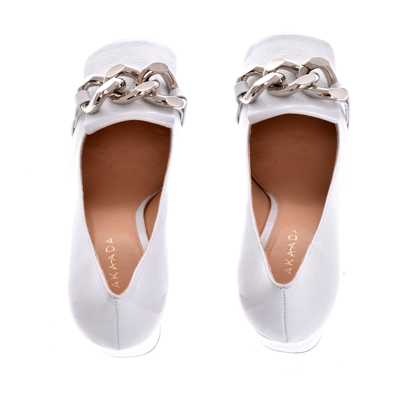 Kaiya White Naplak Shoes Heels 1325_BIANCO - 6