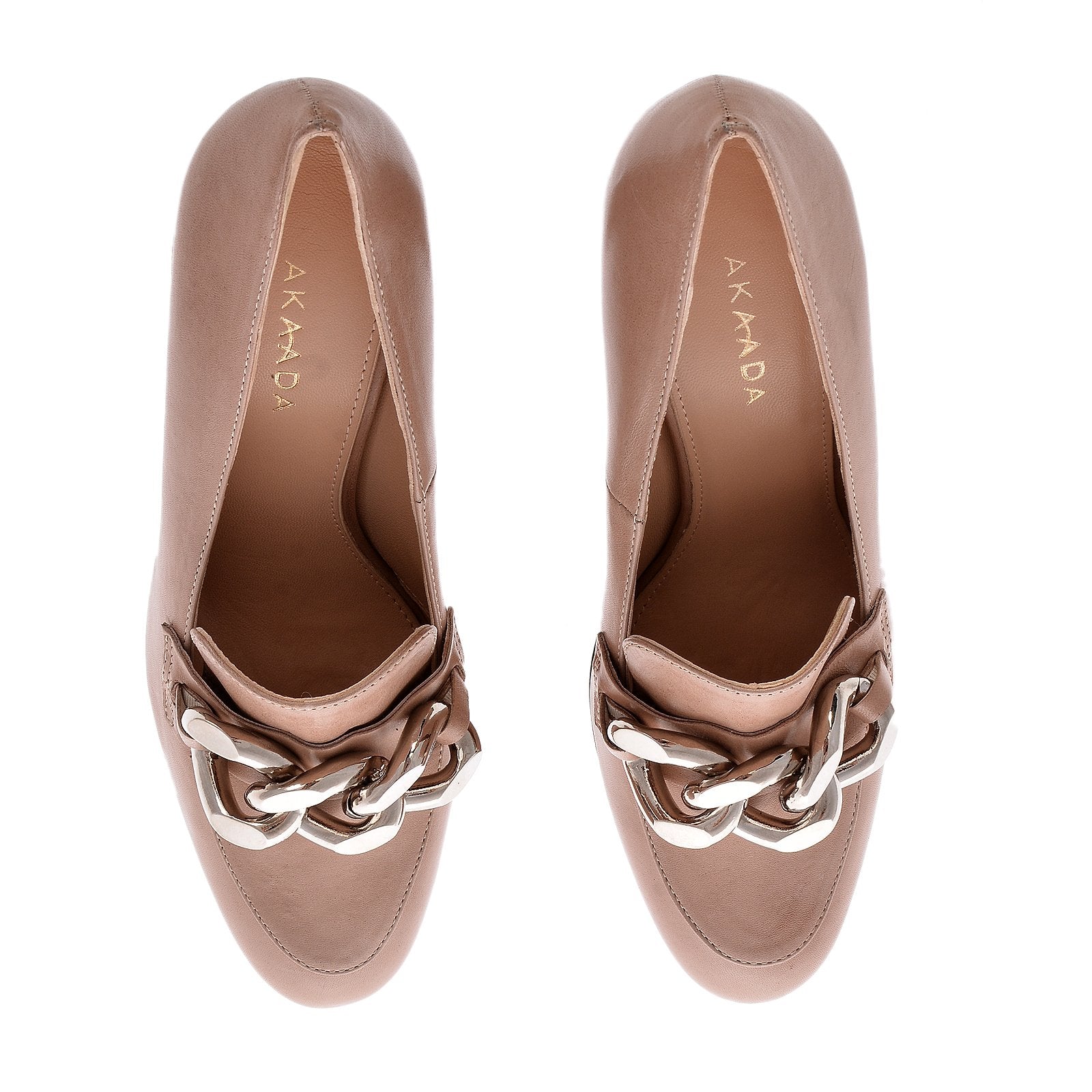 Mai Taupe Leather Shoes Heels 1240_TEQUILA TAUPE - 4