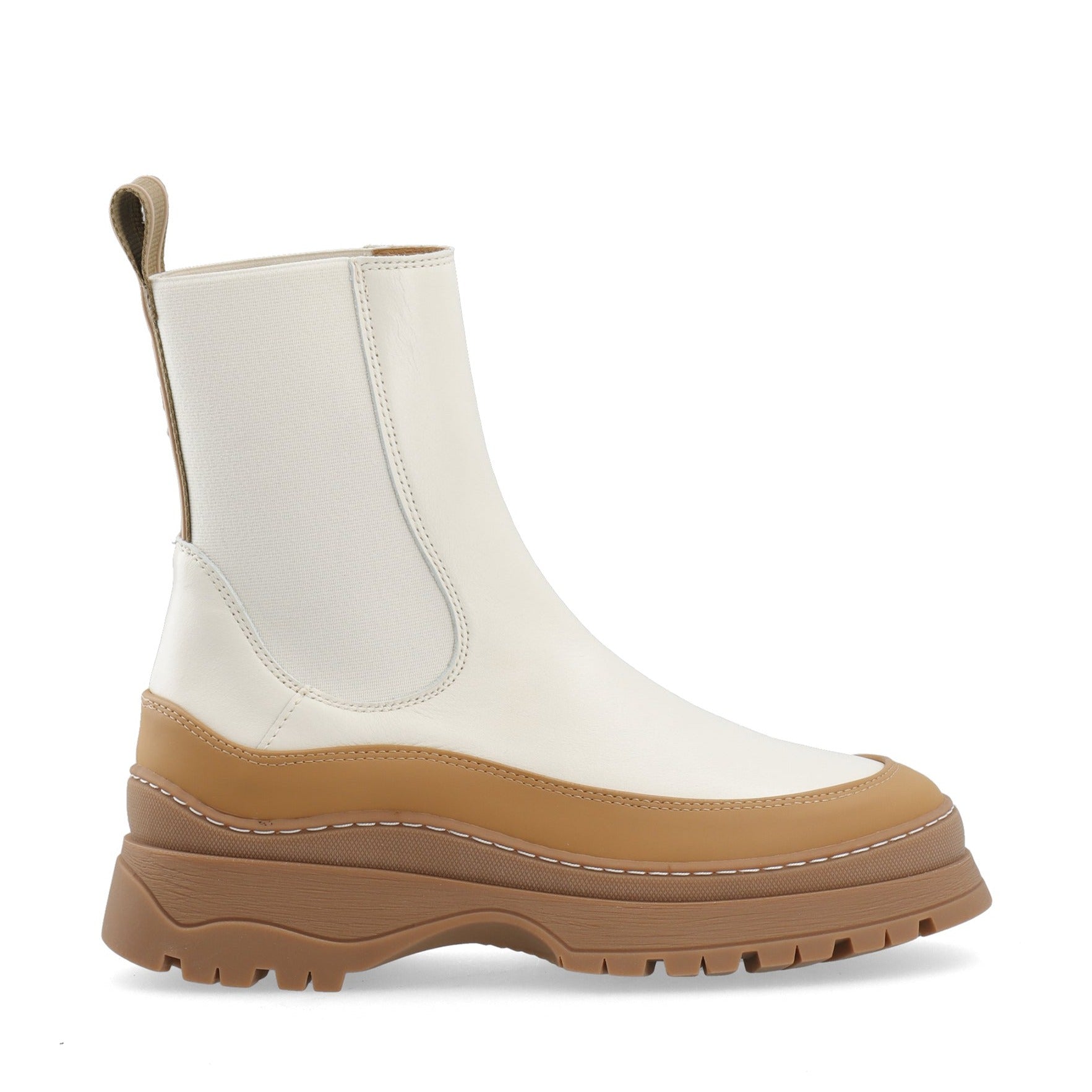 LÄST Dawson Chelsea Boot Ankle Boots Off White