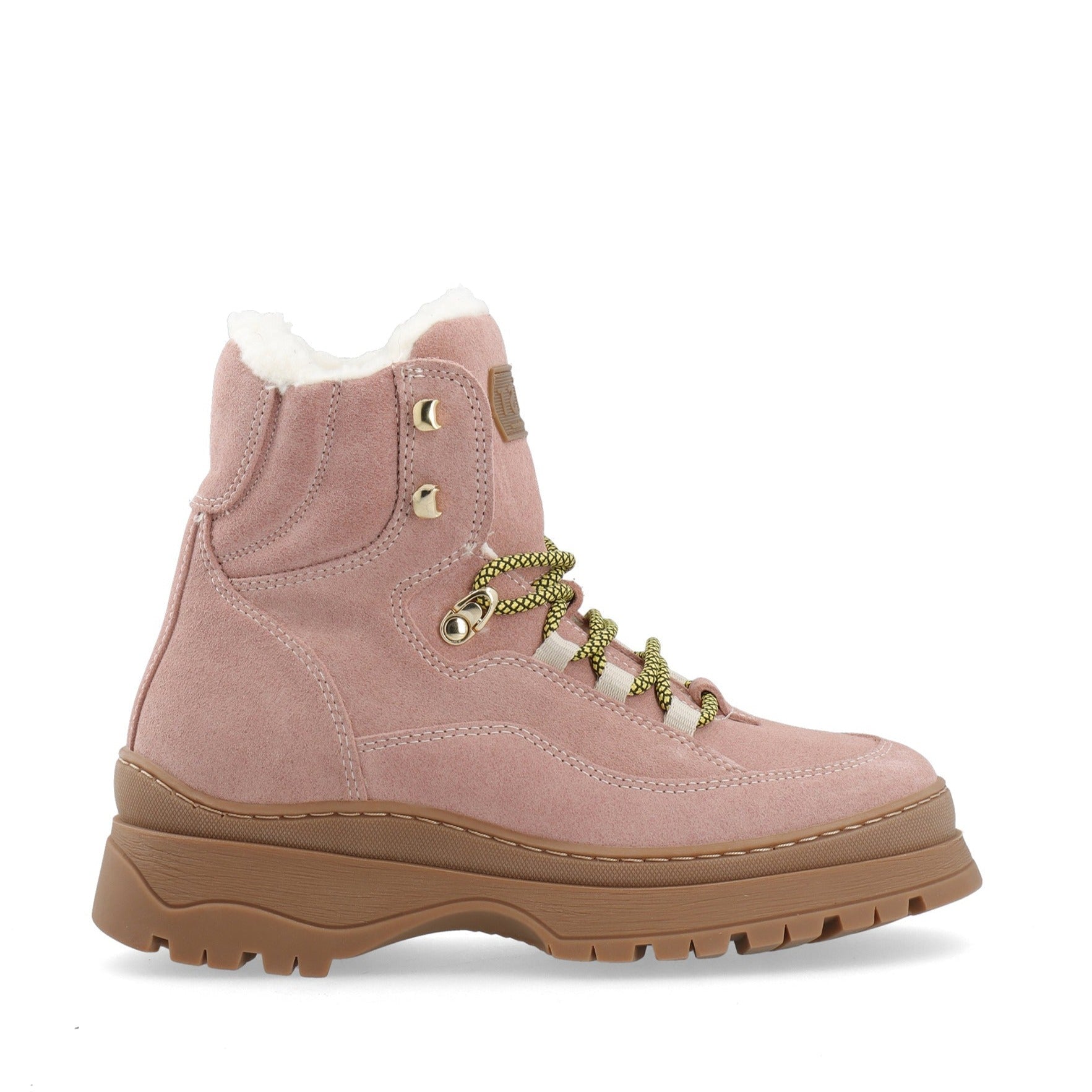 LÄST Downhill Lace-Up Boot Ankle Boots Pale Pink