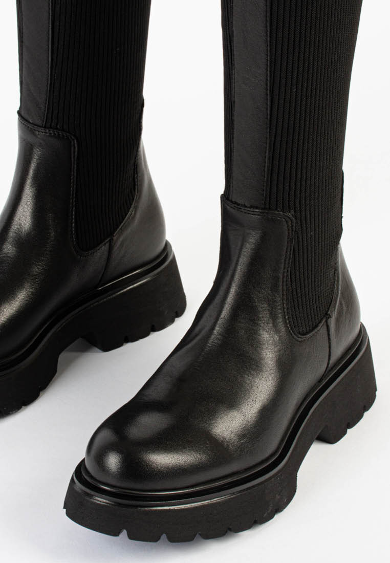 Electra Black High Chelsea Boots ELECTRA-BLK - 6