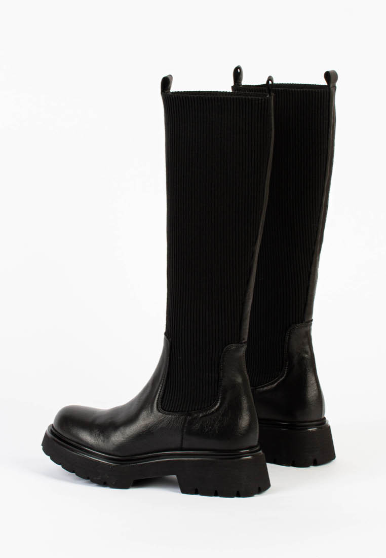 Electra Black High Chelsea Boots ELECTRA-BLK - 5