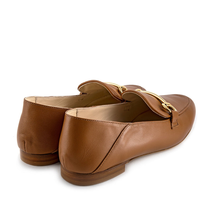 Isidora Cognac Nappa Loafers S-5383COGNAC - 5