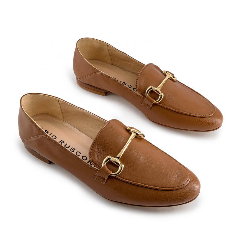 Isidora Cognac Nappa Loafers S-5383COGNAC - 2