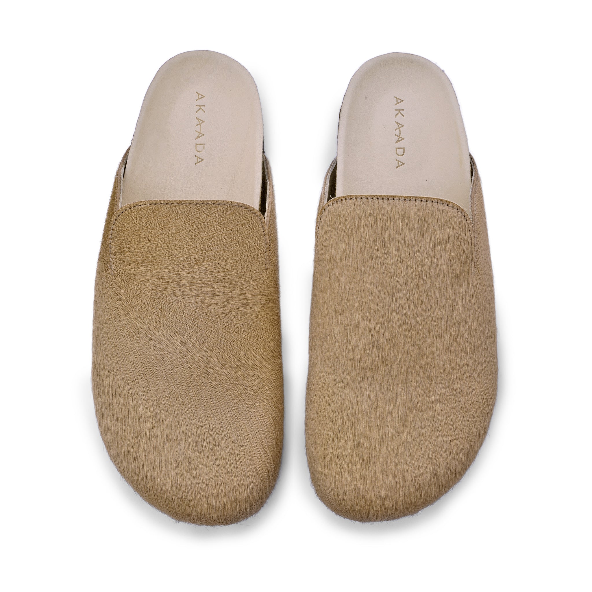 Kibo Beige Pony Hair Mules C127-SINEAD-01 - 5