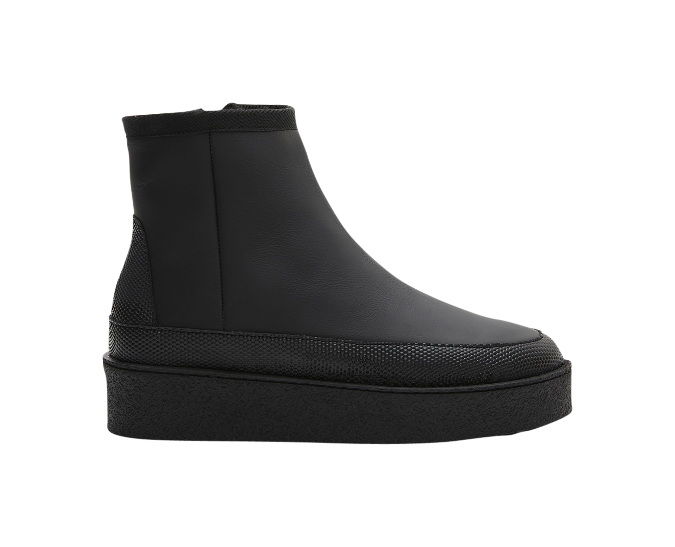 Aria Coated Leather Black Chelsea Boots 1020919126-014 - 07