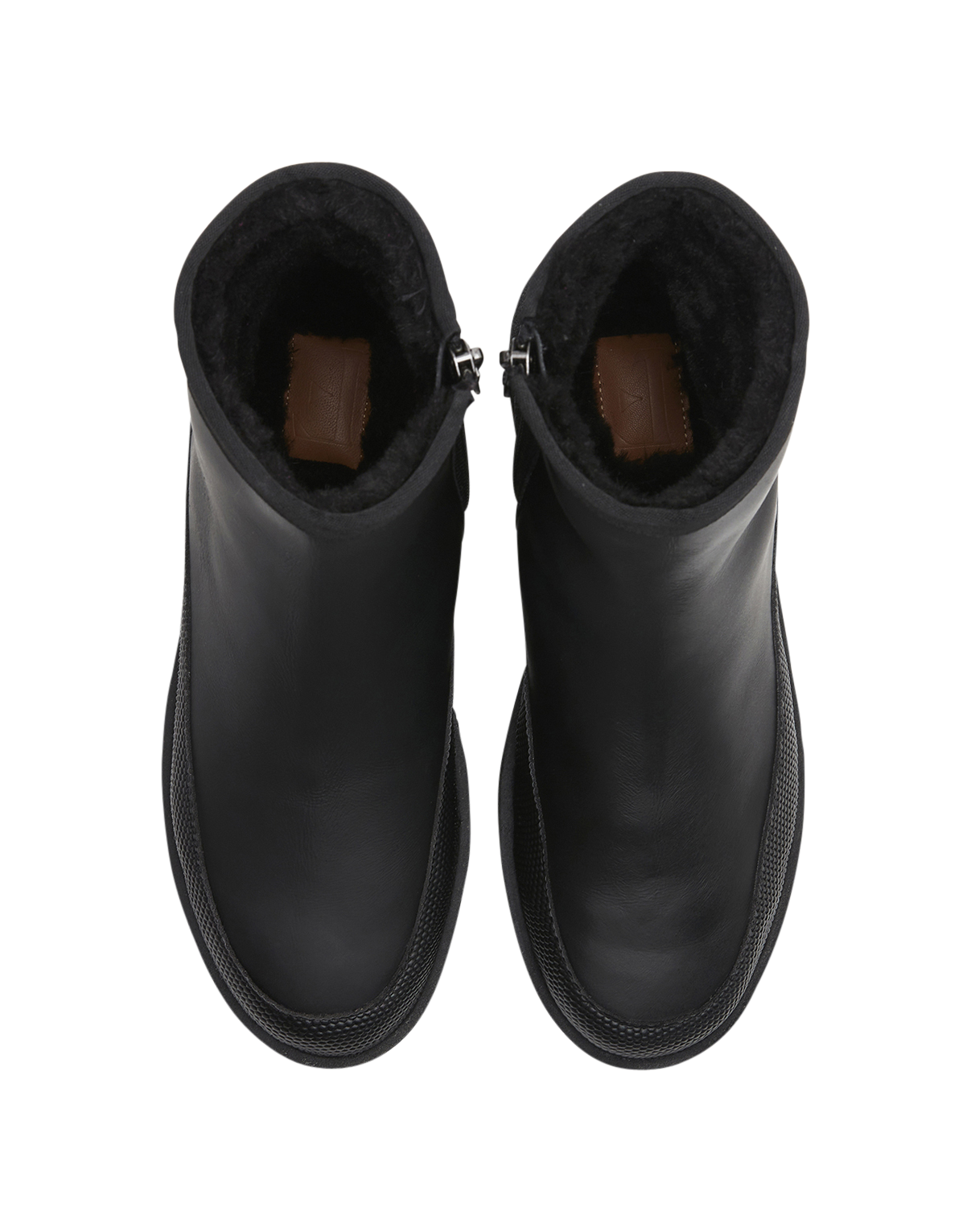 Aria Coated Leather Black Chelsea Boots 1020919126-014 - 05