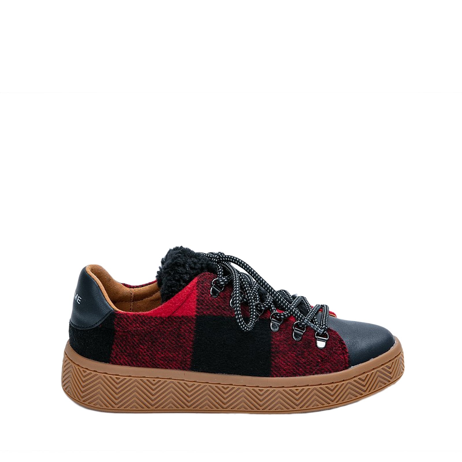 Ginger Sneaker Silk Scottish Black Carmin Sneakers HNRMST044X - 1