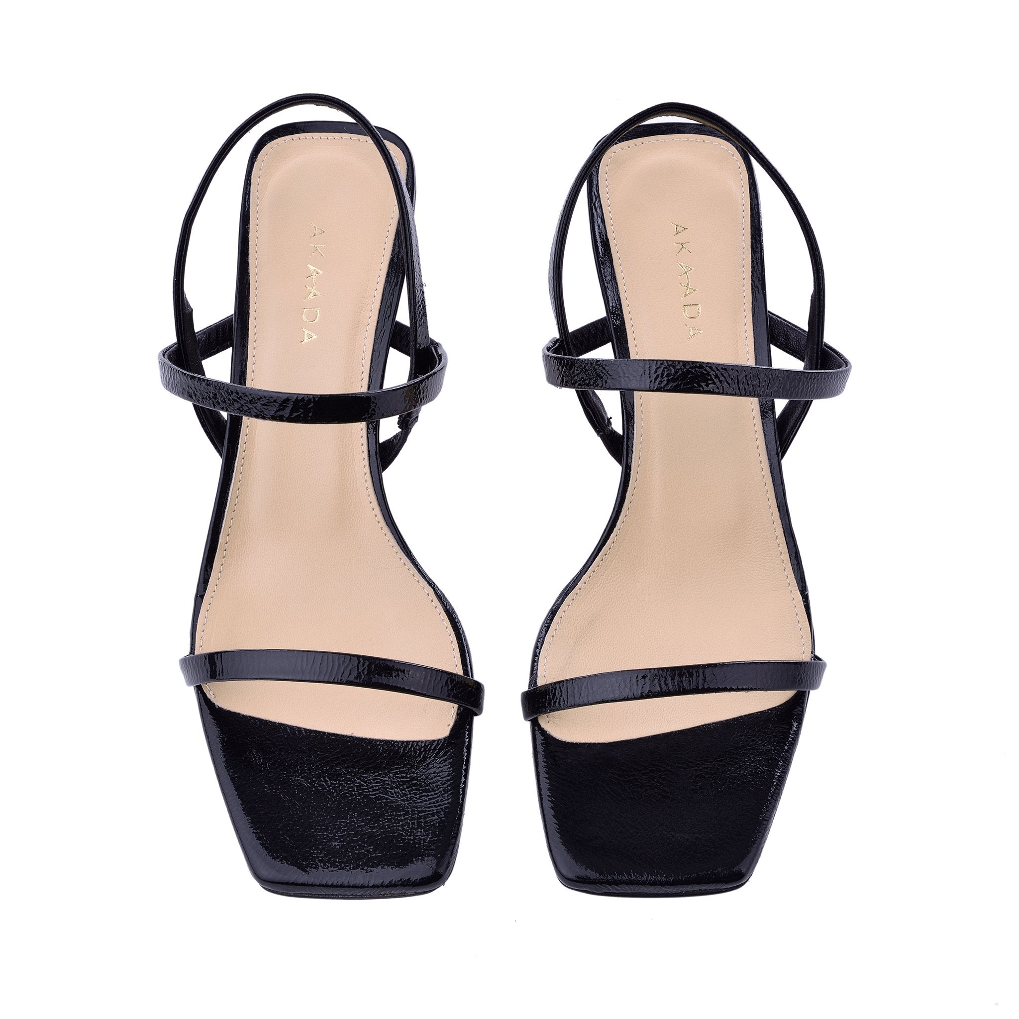 Miya Black Naplak Sandals 1408-01 - 6