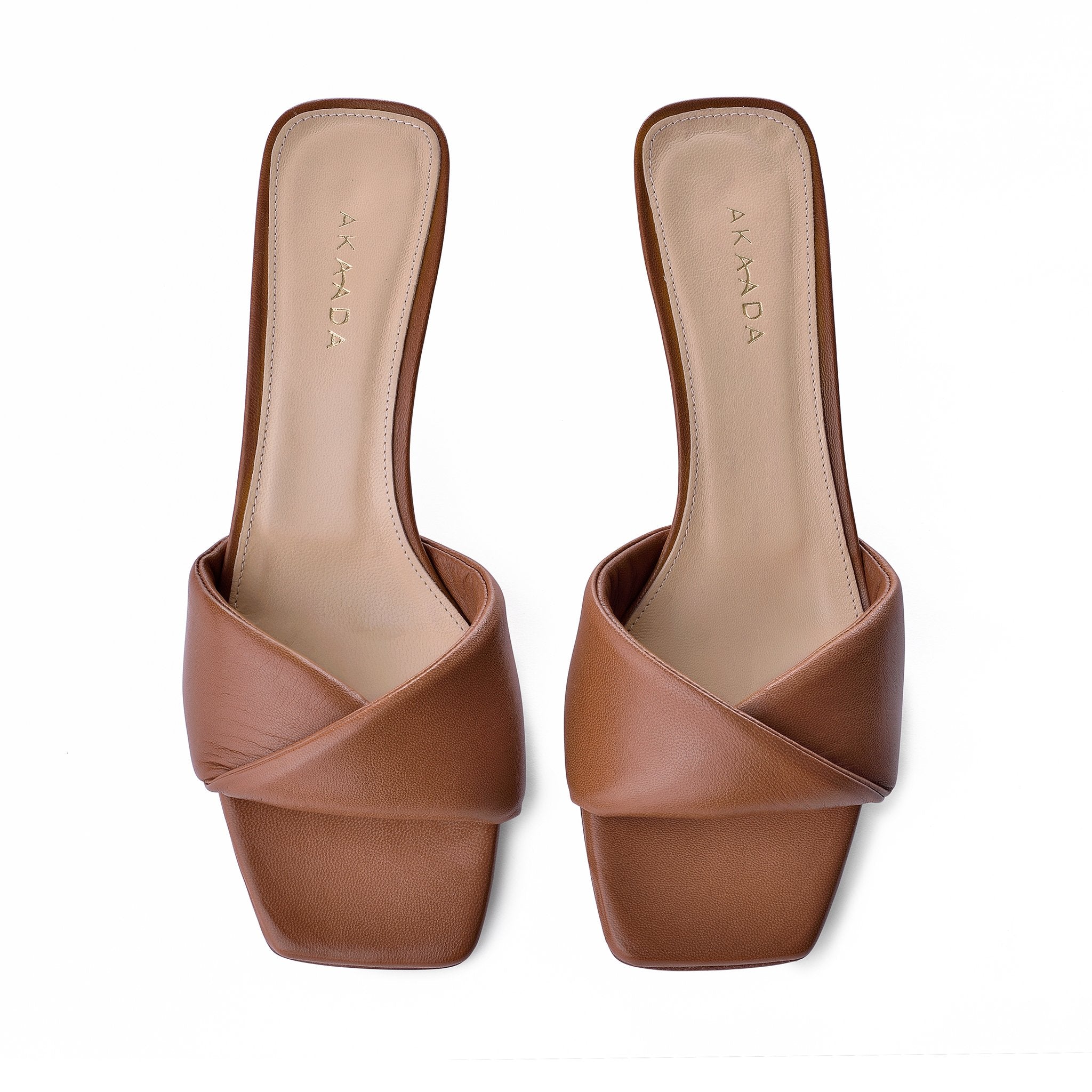 Haya Cognac Soft Leather Sandals 1413-03 - 6