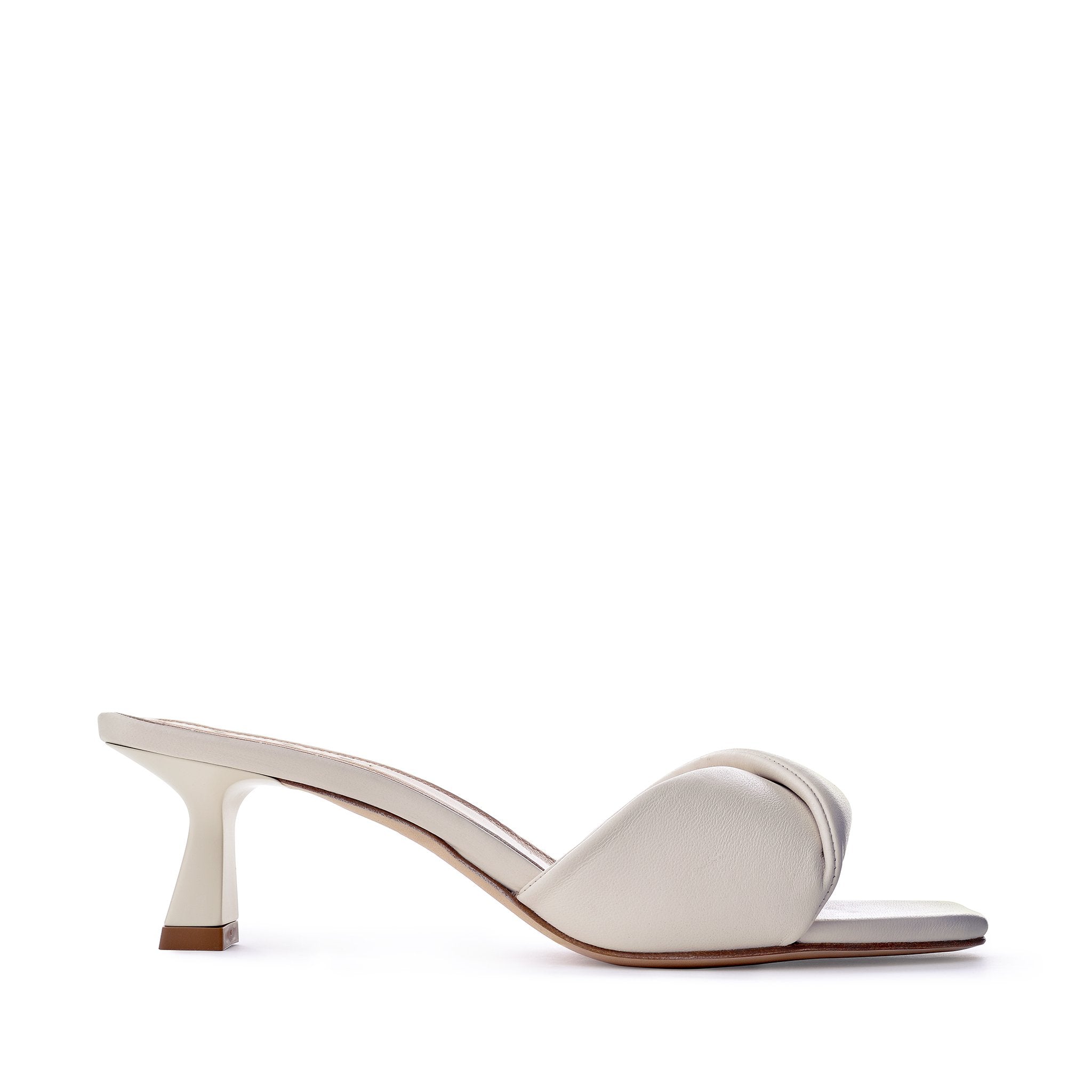 Haya Off White Soft Leather Sandals 1413-01 - 1