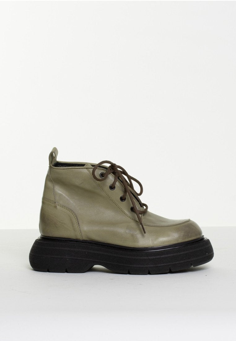 Ines Dusty Military Ankle Boots Boots