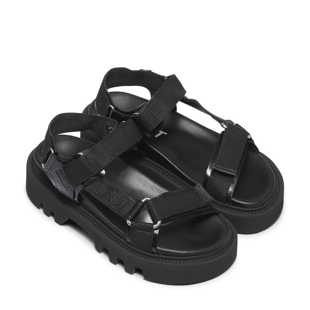 Candy Black Chunky Sandals LAST1038 - 3