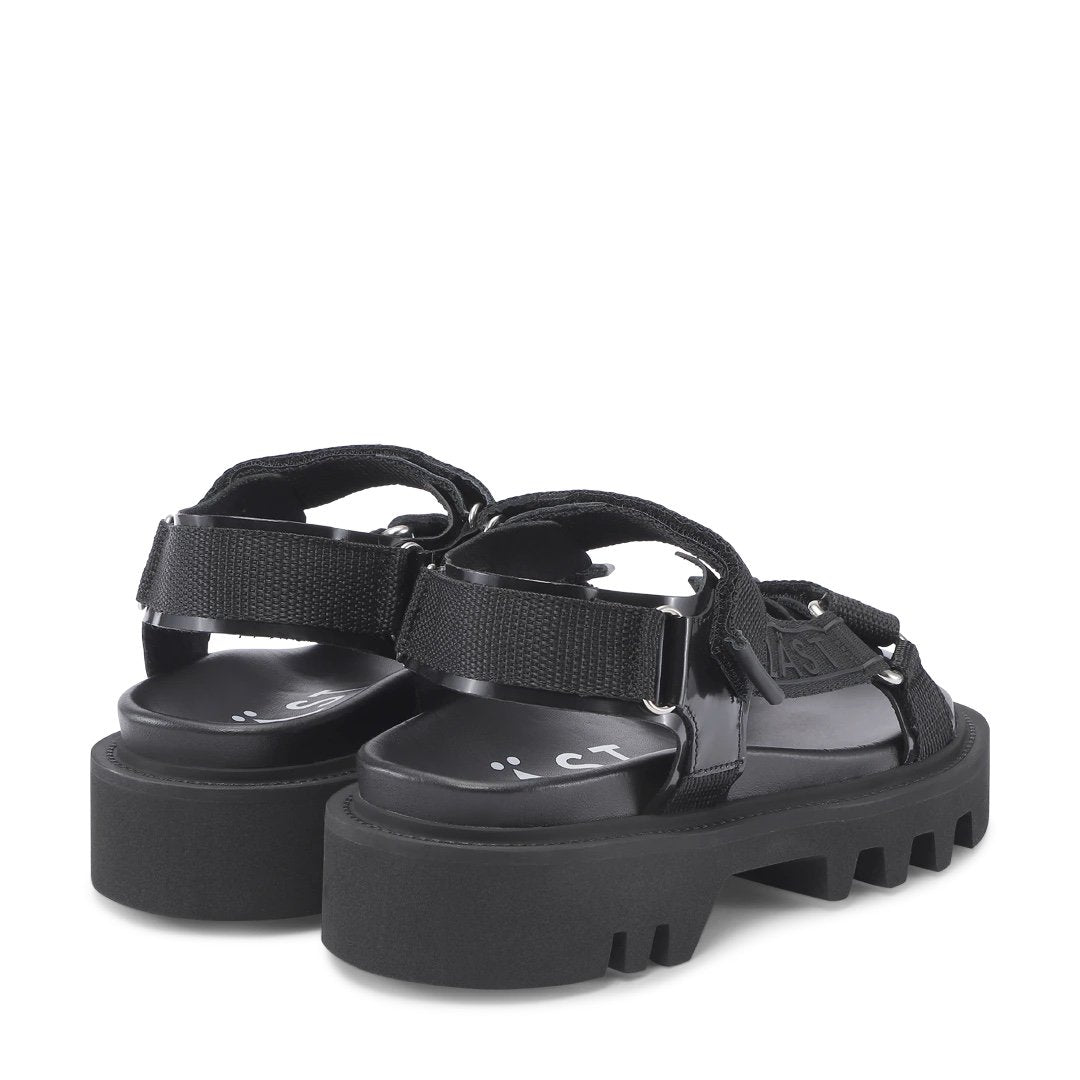 Candy Black Chunky Sandals LAST1038 - 4