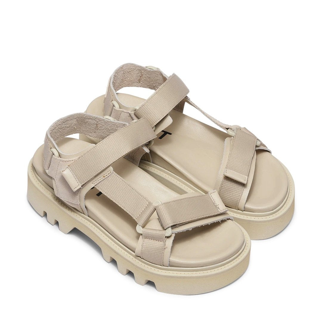 Candy Beige Chunky Sandals LAST1237 - 5