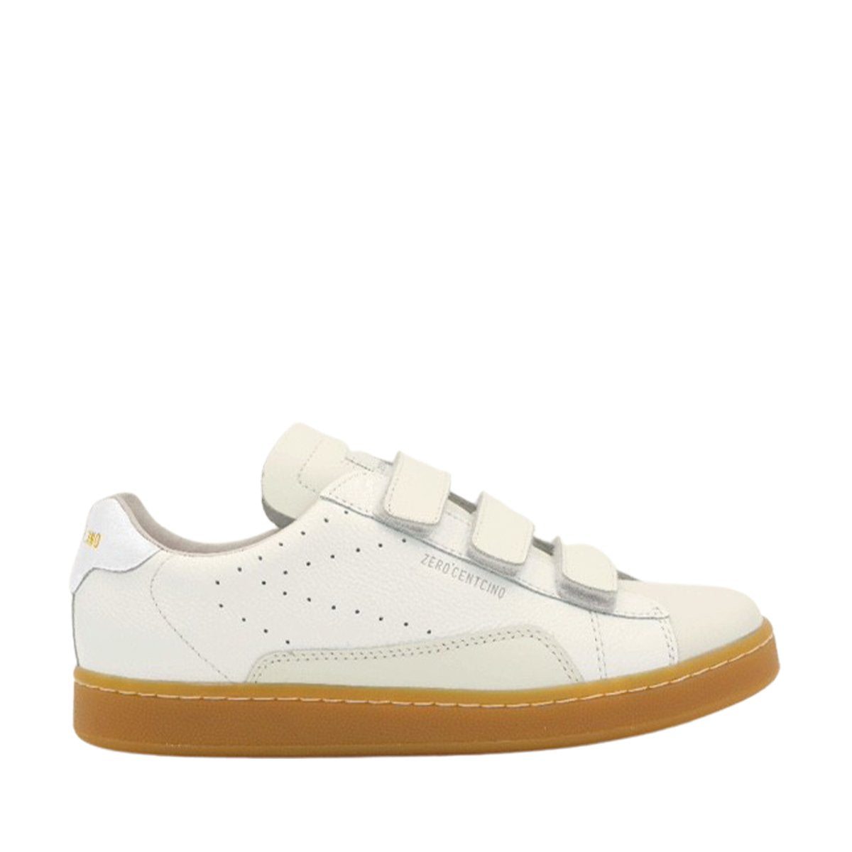 S-SCRATCH White Polish Chunky Sneakers - 1