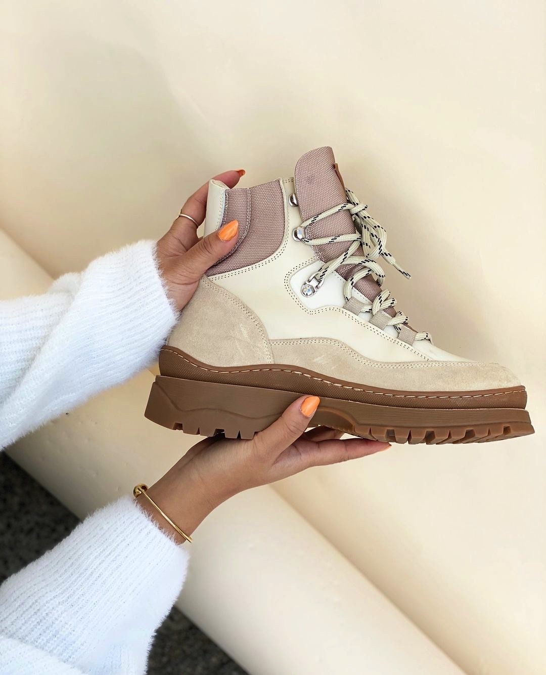 Downhill Boots Beige - 2