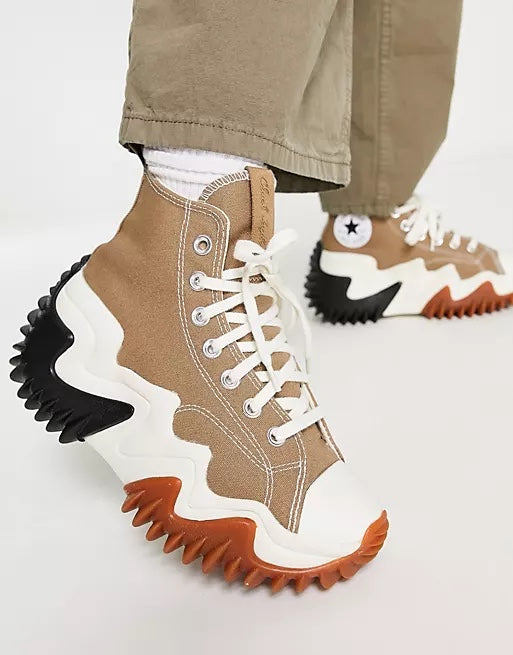Run Star Motion Hi Sneakers in Sand Dune A00851C - 10