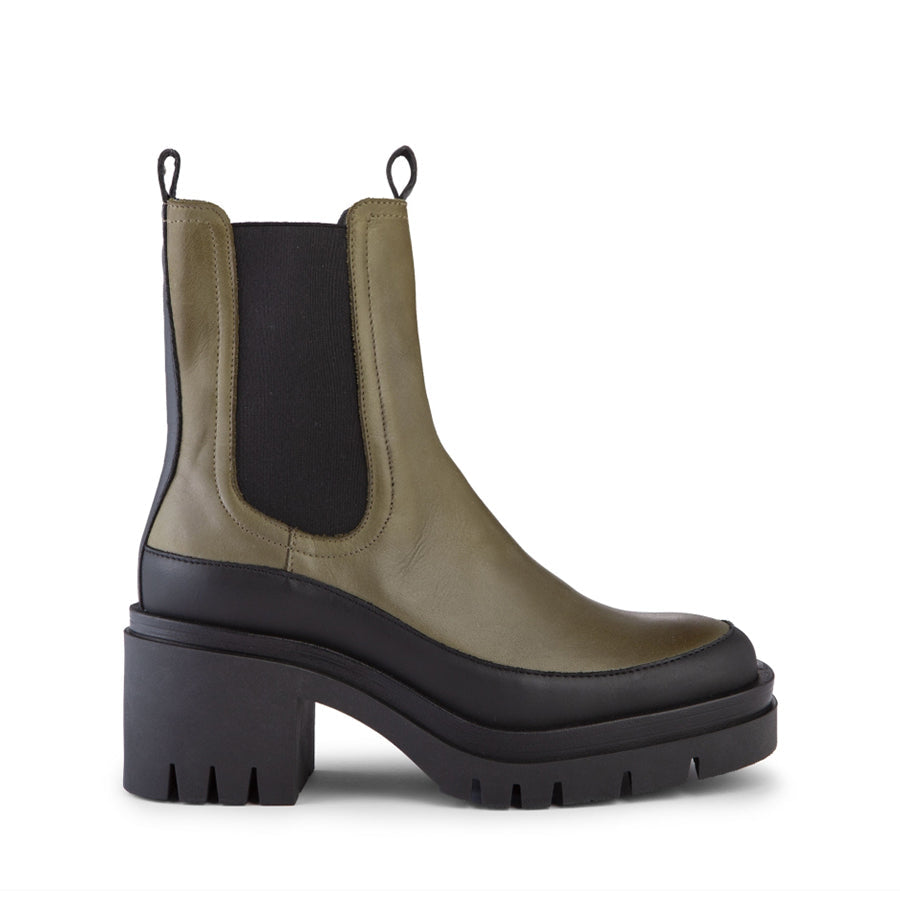 Iris Army Chelsea Boots 23-010-011-Army -1