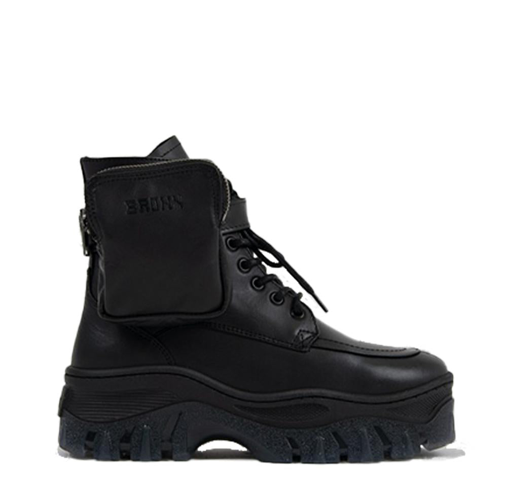 Jaxstar Hiking Mid Cut Black Sneakers 47335-A01 - 01