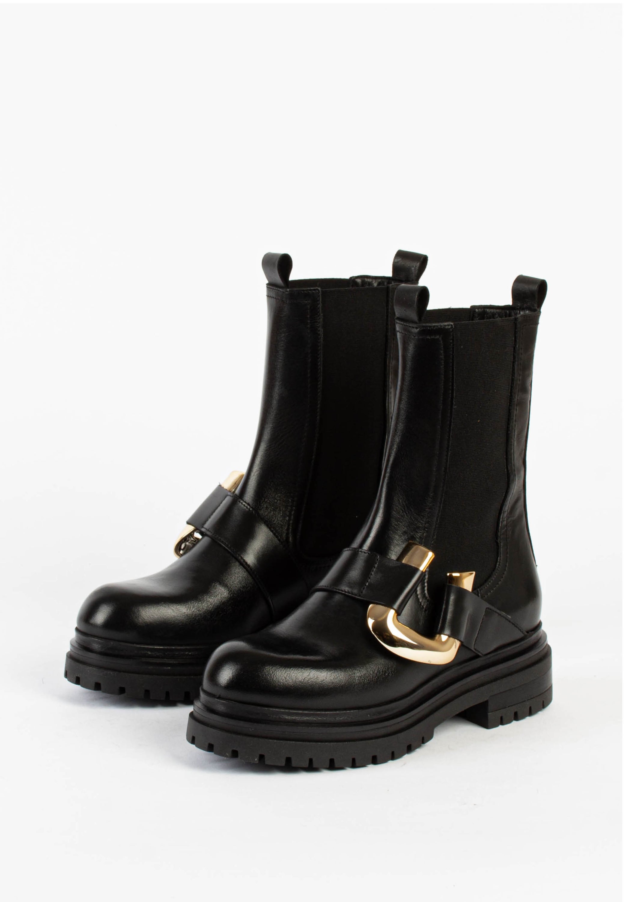 Kennedy Black Chelsea Boots KENNEDY-BLK - 2a