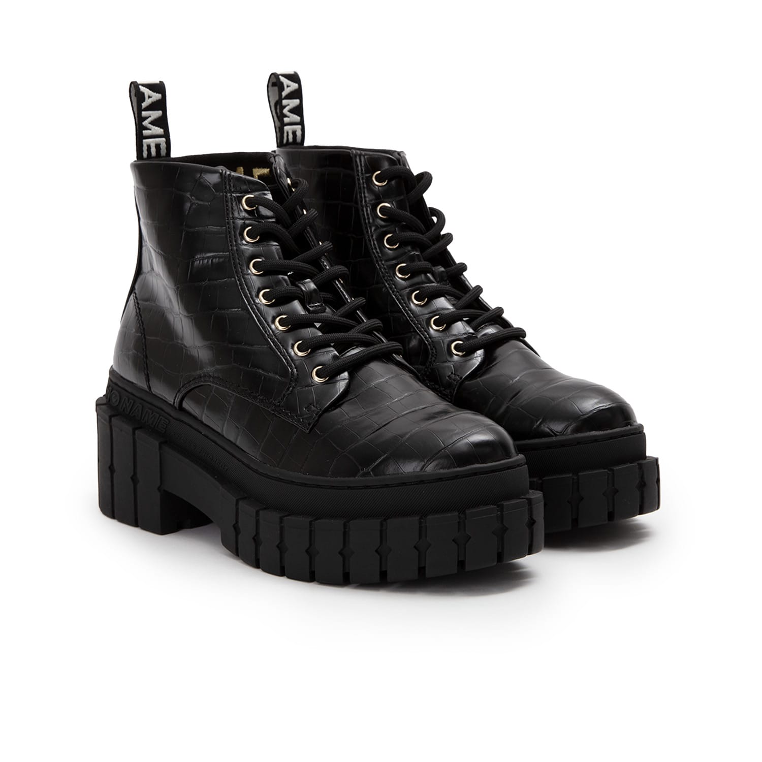 Kross Croco Black Low Boots JNXECO0415 - 3