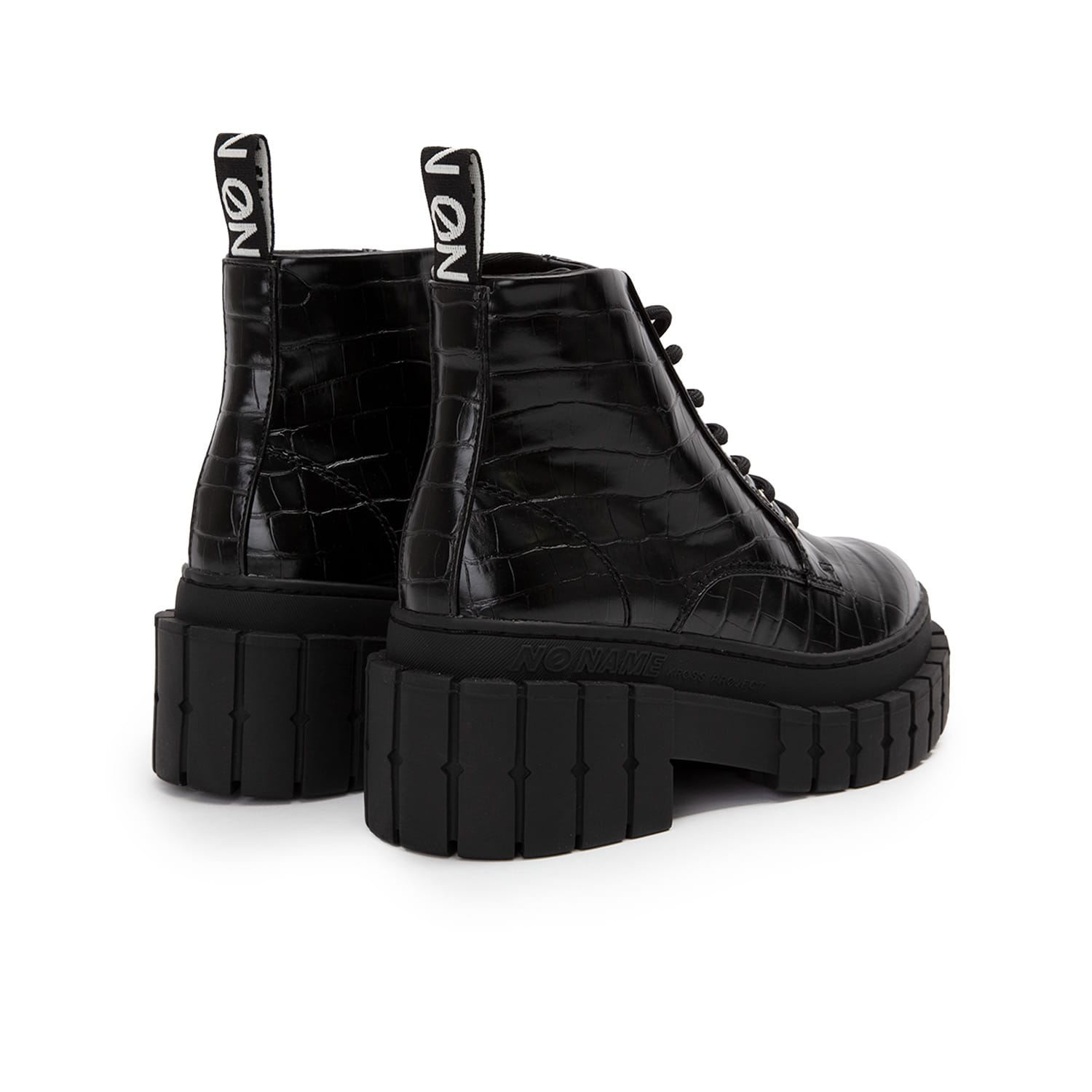 Kross Croco Black Low Boots JNXECO0415 - 4