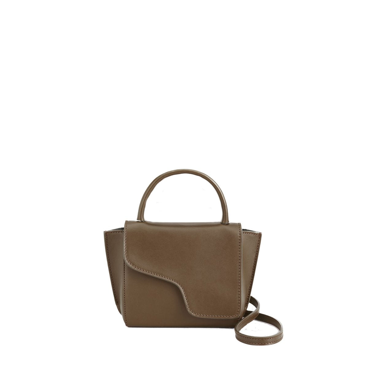Montalcino Khaki Brown Mini Handbag Bags