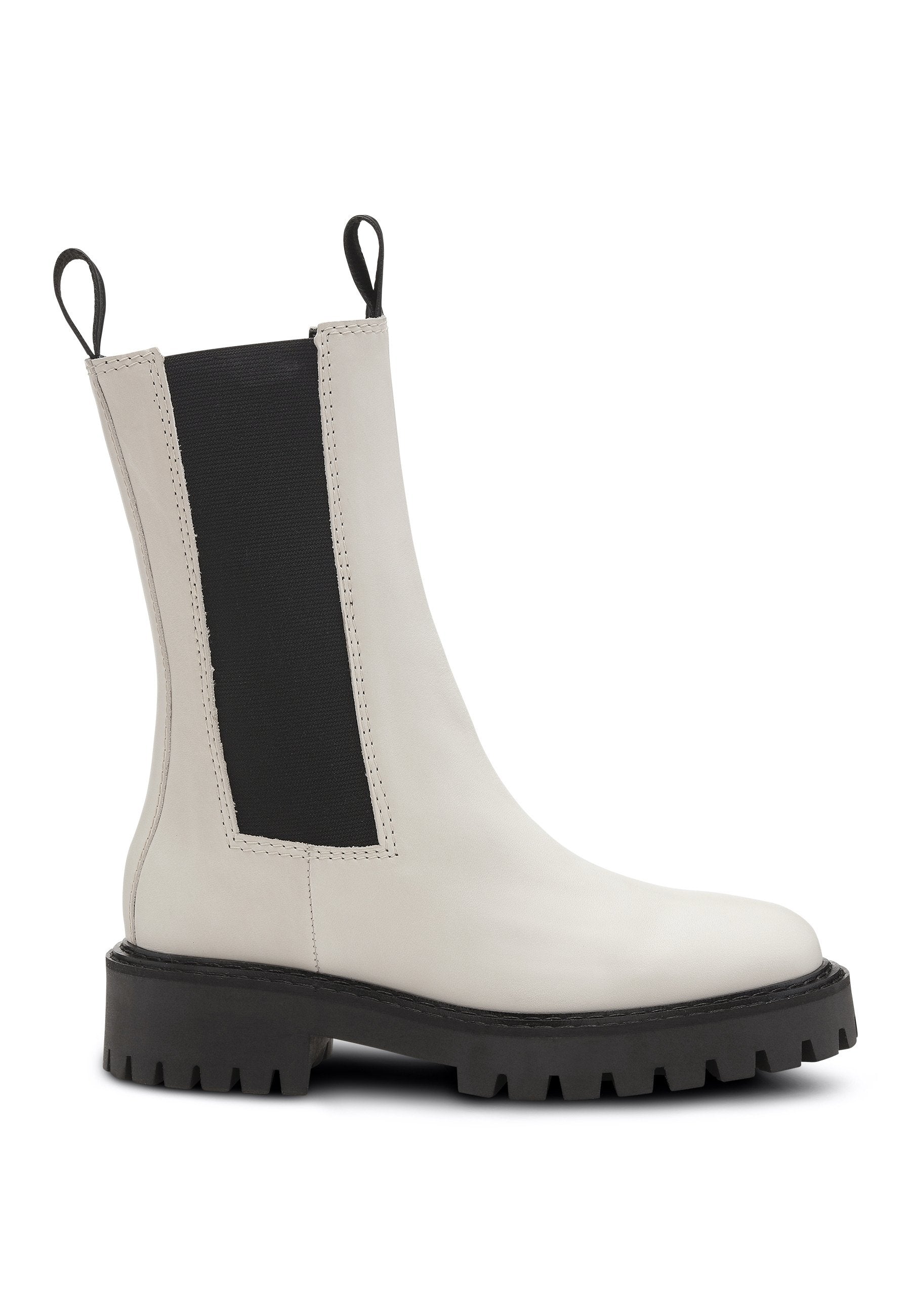 Angie Chelsea Off White Boots LAST1283 - 6